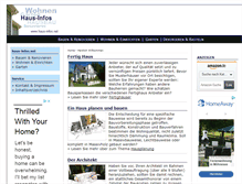 Tablet Screenshot of haus-infos.net